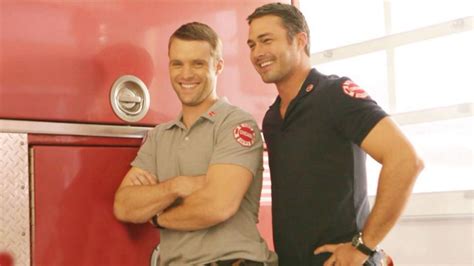 et behind the scenes the stars of chicago fire sizzle