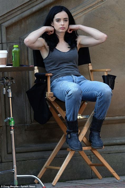 Krysten Ritter Films Scenes With Mike Colter On Jessica Jones Set In