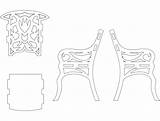 Dxf Chair  3axis sketch template