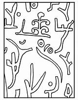 Klee Obras Maternelle Dibujos Bildung Gestalten Kandinsky Dentistmitcham Malvorlagen Visuels Idt Ancenscp Gemerkt sketch template