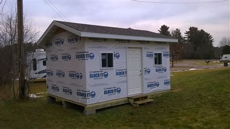 custom gable shed built  premium   west ispeming client premium pole building