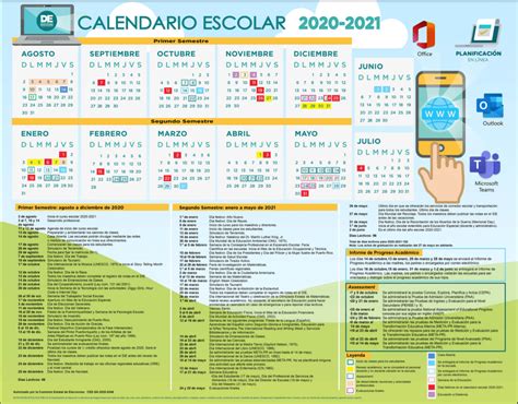 calendario escolar  departamento de educacion zona de informacion