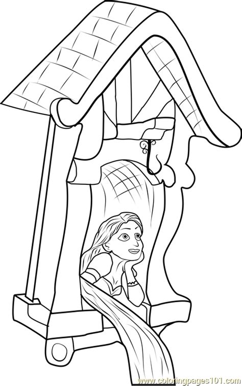 mother gothel pages coloring pages