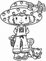 Strawberry Coloring Shortcake Pages Characters Colouring Kids Page57 sketch template