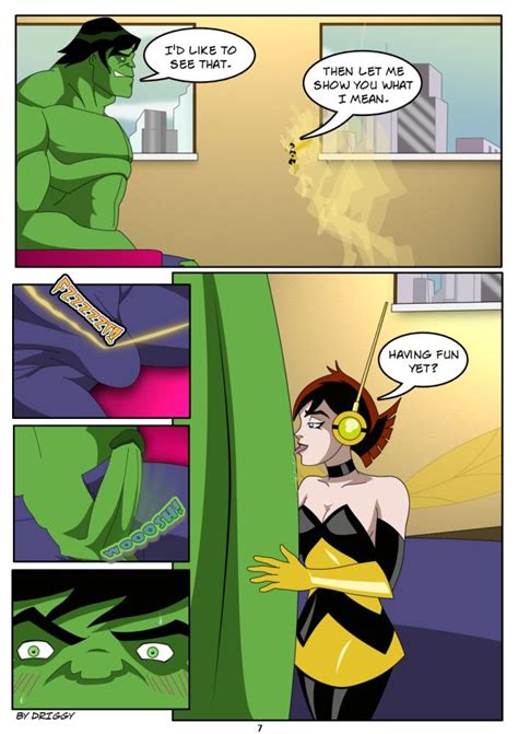 avengers xxx wasp fucks hulk 8 stress release