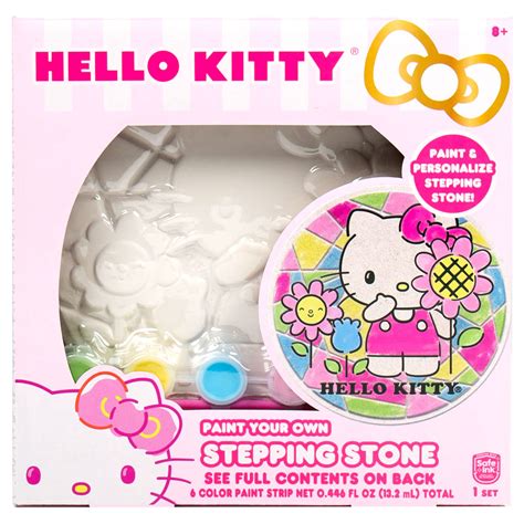 buy sanrio  kitty paint   stepping stone includes
