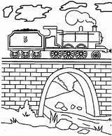 Coloring Engine Tunnel Pages Steam Kids James Train Tank Thomas Color V8 Drawing Print Printable Draw Friends Drawings Getdrawings Getcolorings sketch template