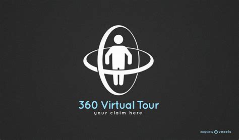 virtual  logo template vector