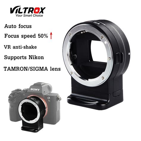 Viltrox Nf E1 Auto Focus Lens Adapter Aperture Control For Nikon F Lens