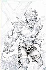 Iceman Comicartfans sketch template