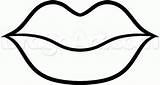 Lips Drawing Kids Draw Template Coloring Pages Body Step Choose Board sketch template
