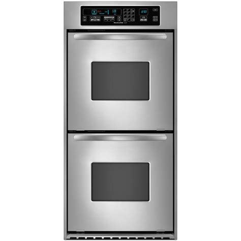 kitchenaid ovens architect series   double electric wall oven  cleaning  convection