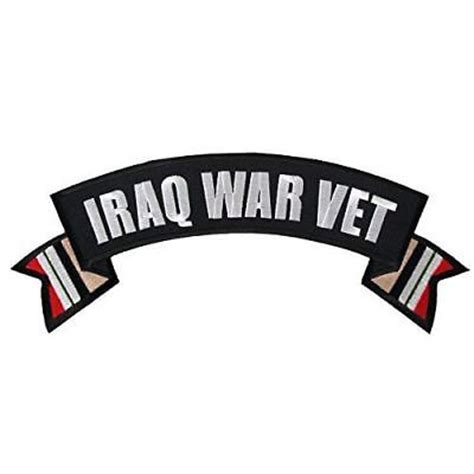 large iraq war vet top rocker patch oif operation iraqi