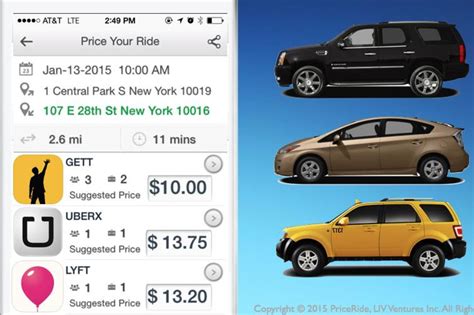 uber  ubers app compares ride hailing prices nbc news
