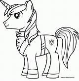 Coloring Pony Little Pages Armor Shining Cadence Princess Mlp Colouring Printable Horse Shinning Luna Popular sketch template