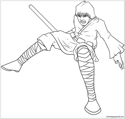 luke skywalker  coloring page  printable coloring pages