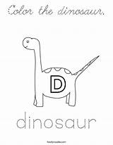 Coloring Dinosaur Color Cursive Built California Usa sketch template