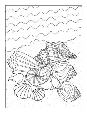 printable beach coloring pages  artisan life