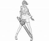 Chainsaw Coloring Juliet Starling Pages Lollypop Cheerleader Armored Printable Yumiko Fujiwara Draw Getcolorings Getdrawings Cha sketch template