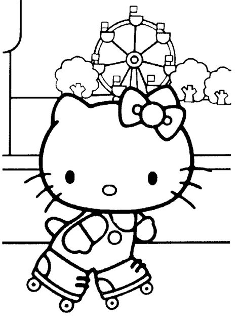 top  kitty emo coloring pages pictures kids children  adult