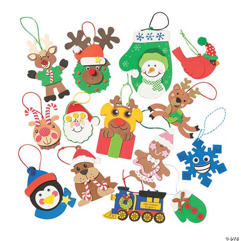 bulk holiday ornament craft kit assortment  pc oriental trading