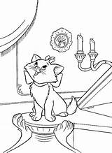 Coloring Pages Aristocats Coloringtop sketch template