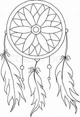 Catcher Dream Dreamcatcher Coloring Pages Drawing Sketch Draw Feathers Colouring Hand Simple Paintingvalley Tattoo Visit Native Adult American Colourbox Patterns sketch template