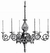 Chandelier Clip Gothic Vintage Chandeliers Old Antique Clipart Fairy Graphics Thegraphicsfairy Victorian Drawing Collection Halloween Pertaining Cliparts Printable Engraving Silhouette sketch template