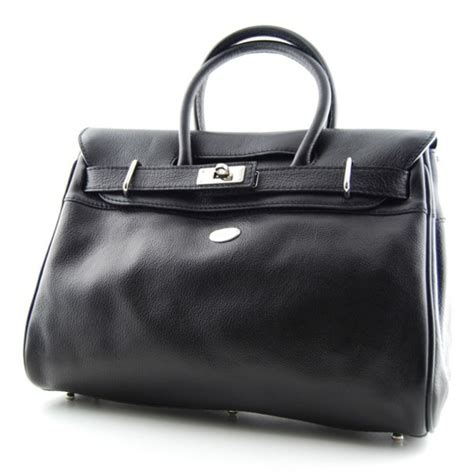 mac douglas handbags black leather ref joli closet