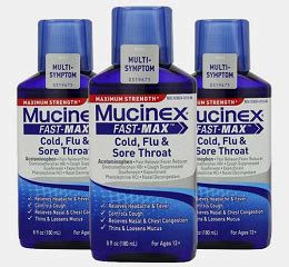mucinex fast max multi symptom medicine  pack   shipped