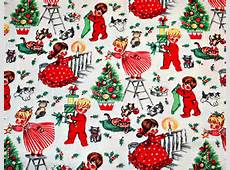 Michael Miller Christmas Eve Fabric Retro Natural 33 by josiemart