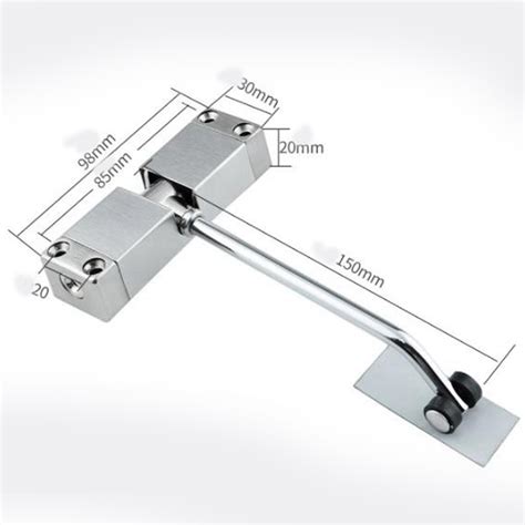 simple small sized adjustable door closer  invisible buffer  household ebay