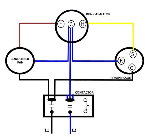 air conditioner compressor wiring diagram