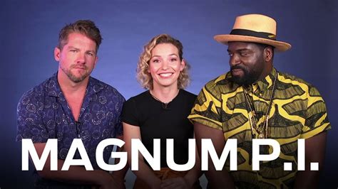 meet the cast of the new magnum p i reboot youtube