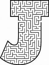 Kids Doolhof Fun Puzzel Maze Letter Puzzels Van Puzzles Nl Alfabet Artikel sketch template