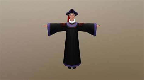 Kingdom Hearts Claude Frollo Download Free 3d Model By