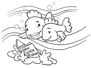 fish coloring page photo animal place