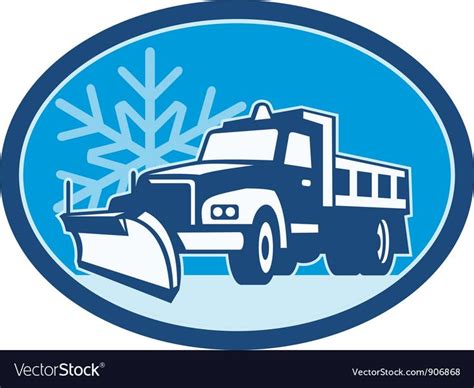snow plow truck retro royalty  vector image spon truck retro snow plow ad