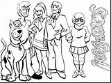 Coloring Doo Scooby Pages Getdrawings Characters sketch template