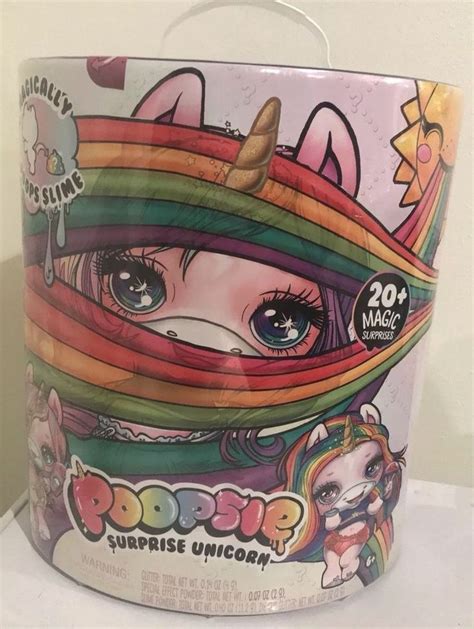 mga poopsie surprise unicorn poops slime  hand full size