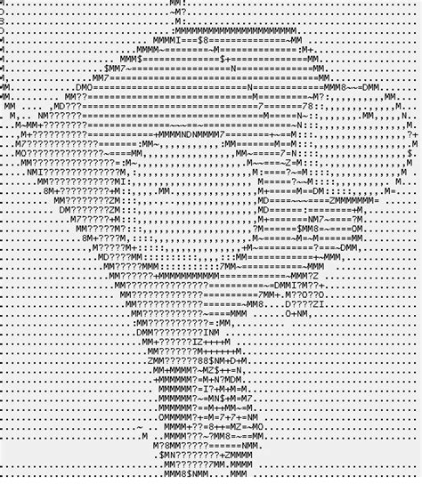 Ascii art blowjob