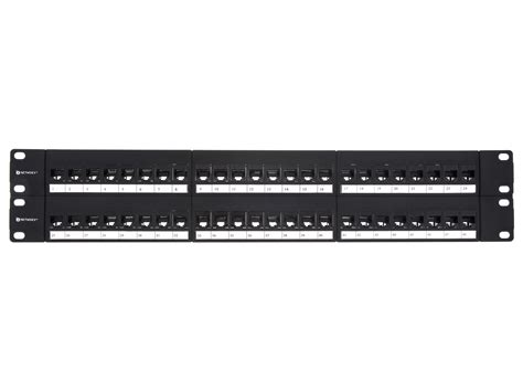 cat high density feed  patch panel  port   cables