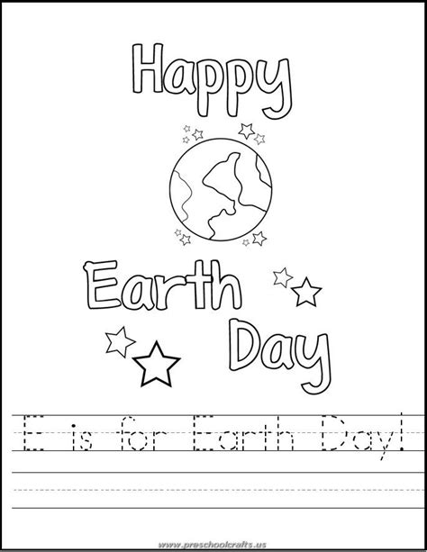 earth day worksheets  kindergarten