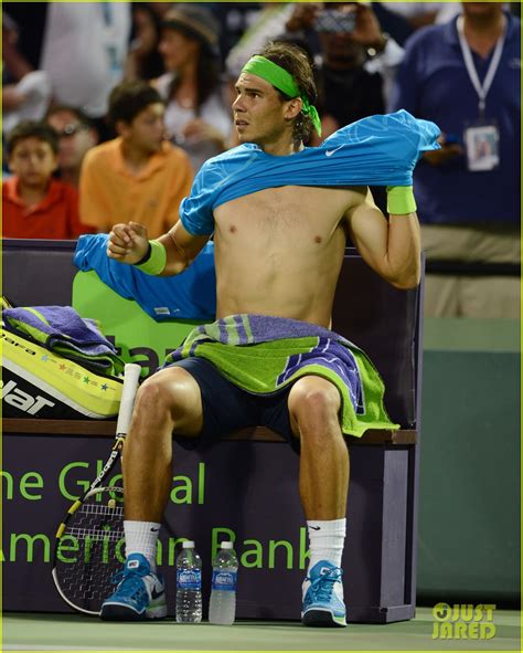 Rafael Nadal Shirtless At The Sony Ericsson Open Rafael Nadal Photo