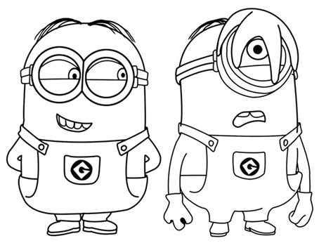 minion jerry coloring pages