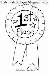 Place Ribbon 1st First Coloring Drawing Medal Pages Template Getdrawings Freebie Embroidery Sketch sketch template