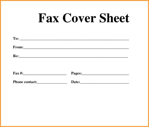 fax cover sheet  excel word  fax cover sheet template