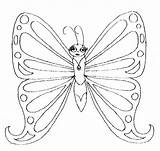 Butterfly Coloring Pages Monarch Color Animals Animal Print Back sketch template