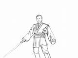 Wan Obi Kenobi Coloring Pages Drawing Wars Star Wip Printable Wellie Getcolorings Wishers Getdrawings Deviantart Stats Downloads sketch template
