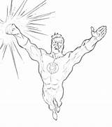 Green Lantern Coloring Pages Printable sketch template